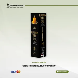 Experience the wholesome power of our 100% Pure, Cold-Pressed Pumpkin Seed Oil. A true nutritional powerhouse, this oil is naturally packed with essential fatty acids, antioxidants, and vital minerals like zinc. It's a versatile, all-natural oil designed to support men's wellness, skin radiance, and hair vitality. For Men's Daily Wellness (Internal Use): When taken daily, our pumpkin seed oil is an excellent way to supplement your diet with zinc and other key nutrients that are important for supporting overall male vitality and well-being. For Radiant Skin & Hair (Topical Use): For Skin: As a nourishing moisturizer, it helps improve the skin's natural elasticity and hydration, softening the appearance of fine lines for a smoother, more youthful look. For Hair: When massaged into the scalp, it provides vital nutrients that strengthen the hair fiber, helping to reduce breakage and promoting a thicker, fuller appearance. “For Internal Use: This product is a food supplement and is not intended to diagnose, treat, cure, or prevent any disease. Please consult your healthcare provider before use” Organic | Natural | Cold-Pressed