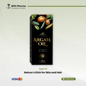 Discover the Moroccan secret to radiant beauty with our 100% Pure, Cold-Pressed Argan Oil. Revered as "liquid gold," this versatile elixir is naturally rich in essential fatty acids, antioxidants, and vitamins. It provides luxurious, all-in-one nourishment that revitalizes your hair and skin with every single drop. For Your Hair: Deeply moisturizes to tame frizz and soften dry strands, strengthens the hair fiber to reduce breakage, improves the appearance of split ends, and restores a brilliant, healthy-looking shine without greasiness. For Your Skin: Provides lasting hydration to soften the skin and support its natural elasticity. It helps to diminish the appearance of fine lines for a smoother, more youthful glow and helps balance the skin's natural oils for a clearer, more radiant complexion. “For external use only”