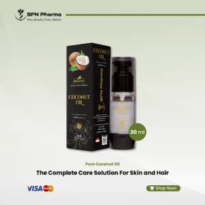 Experience the ultimate all-in-one beauty solution with our 100% Pure, Cold-Pressed Coconut Oil. A true multi-purpose wonder, this oil is a staple for any natural care routine, providing intense, nourishing moisture from head to toe for a healthy, vibrant appearance. For Your Skin: As a rich daily moisturizer, it deeply hydrates and softens, soothes the feeling of irritation, and helps to promote a brighter, more even-looking skin tone. Its nourishing properties support a supple, youthful appearance. For Your Hair: Use it as a deep conditioning treatment to moisturize dry strands, strengthen hair to reduce breakage, effectively tame frizz, and add a brilliant, natural shine. “For external use only. We recommend a patch test on a small area of skin before full use. Note: Natural coconut oil solidifies in cool temperatures; gently warm to return to liquid”