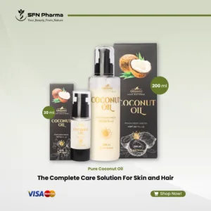 Experience the ultimate all-in-one beauty solution with our 100% Pure, Cold-Pressed Coconut Oil. A true multi-purpose wonder, this oil is a staple for any natural care routine, providing intense, nourishing moisture from head to toe for a healthy, vibrant appearance. For Your Skin: As a rich daily moisturizer, it deeply hydrates and softens, soothes the feeling of irritation, and helps to promote a brighter, more even-looking skin tone. Its nourishing properties support a supple, youthful appearance. For Your Hair: Use it as a deep conditioning treatment to moisturize dry strands, strengthen hair to reduce breakage, effectively tame frizz, and add a brilliant, natural shine. “For external use only. We recommend a patch test on a small area of skin before full use. Note: Natural coconut oil solidifies in cool temperatures; gently warm to return to liquid”