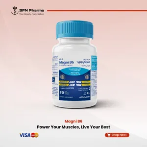 Are Daily Stresses Affecting Your Body? In our busy lives, it's easy to feel overwhelmed. This constant pressure can take a toll on your body, often impacting your nervous system and muscles. Do you ever feel that your body is not at its best? This is a sign that you might need extra support to maintain balance. The Solution: Find Your Balance with Magni B6 The solution is to give your body the essential nutrients it needs to cope with daily demands. Introducing Magni B6, a dietary supplement specifically designed to provide targeted support. It's the ideal combination to help you regain your sense of well-being. How Magni B6 Works: Magni B6 delivers a powerful blend of two key nutrients: Magnesium + Vitamin B6. Magnesium is a vital mineral that supports muscles health. Vitamin B6 is an essential vitamin that supports nerves health. Together, this ideal combination works to support your body's nerve and muscle functions, helping you face your day with confidence.