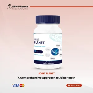Now... The 6-in-1 Synergistic Formula to Support Your Patients JOINT PLANET: A Comprehensive Approach to Joint Health As you know, the primary challenge in managing Osteoarthritis is providing a comprehensive solution that addresses all facets of the condition: Building, Protection, and Comfort. JOINT PLANET offers your patients a powerful, 6-component formula with effective, studied dosages, all delivered in just 3 daily tablets. It is designed to provide maximum support for joints and cartilage. The Power of 6: Key Ingredients & Dosages: Glucosamine Sulfate: 1500mg  The fundamental building block for cartilage (Chondroprotection & Building). Chondroitin Sulfate: 1200mg  Essential for maintaining cartilage elasticity and synovial fluid. MSM (Methylsulfonylmethane): 1000 mg  A potent dose to support connective tissues and provide an anti-inflammatory effect. Boswellia Serrata: 100 mg  Helps support joint comfort and improve mobility. Turmeric Root: 100 mg  A natural antioxidant that supports joint comfort. Hyaluronic Acid: 25 mg  Promotes joint lubrication for smoother, easier movement. 90 Film Coated Tablets  Supports Joints Health  A Synergistic Mechanism of Action JOINT PLANET's innovative formula works on three key pathways simultaneously: Cartilage Building & Protection: Full therapeutic doses of Glucosamine (1500mg) and Chondroitin (1200mg) provide the essential substrates needed to rebuild damaged cartilage and maintain healthy synovial fluid. Inflammation Support & Comfort: The robust dose of MSM (1000mg) works in synergy with Boswellia and Turmeric to offer natural support against inflammation, helping to alleviate discomfort and improve patient quality of life. Enhanced Lubrication & Mobility: Hyaluronic Acid acts as a vital joint "lubricant," restoring viscosity to the synovial fluid to aid in shock absorption and promote pain-free movement. Why is JOINT PLANET Your Optimal Choice for Patients? Comprehensive 6-in-1 Formula: Covers all patient needs, from structural support to comfort. Effective, Studied Dosages: (1500mg - 1200mg - 1000mg). Improved Patient Compliance: Just three tablets daily consolidate all six key ingredients. Supplement Facts: Other ingredients: Croscarmellose sodium, Microcrystalline cellulose, Hypromellose, Dicalcium phosphate, Magnesium stearate, Polyethylene glycol (PEG 6000), Colloidal silicon dioxide, Titanium, talc.  Direction for use: Adults take three (3) tablets daily. Dietary Supplement. NFSA Reg. No.: 2024/10793.